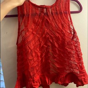 Free People sheer top